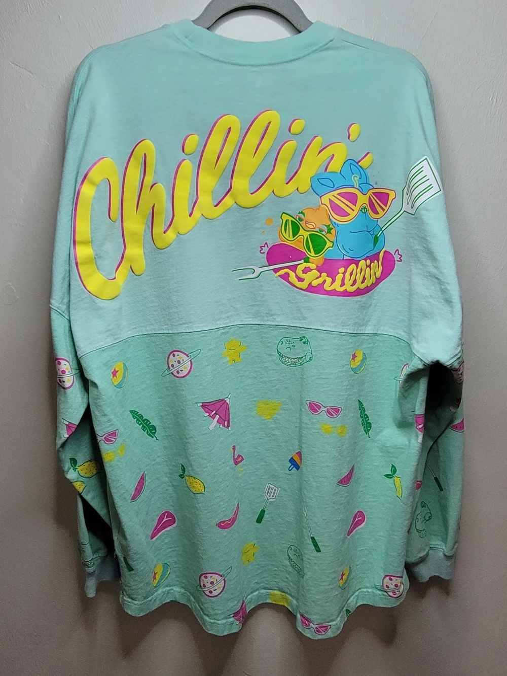 Official Disney Spirit Jersey Toy Story Chillin' And Grillin' AOP Long Sleeve- L - Picture 4 of 14